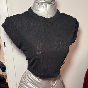2 Wild Fable Black Crop Tops